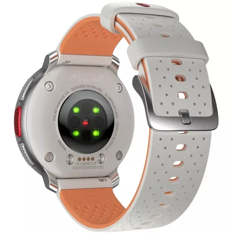 Polar Vantage V3 - Aluminium - Sports Watch with Band - Silicone - Display 3.5 cm (1.39) - 32GB - Bluetooth - 57 g - Sunrise Apricot (900108893)