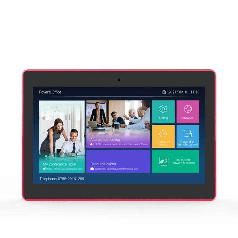 Meeting room tablet ALLNET MT13RK3399A10PoENFC 13-inch Android 10 with PoE, NFC and RGB LED