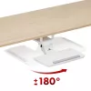 Keyboard holder MACLEAN MC-156 W — adjustable under-desk tray, max load 5 kg