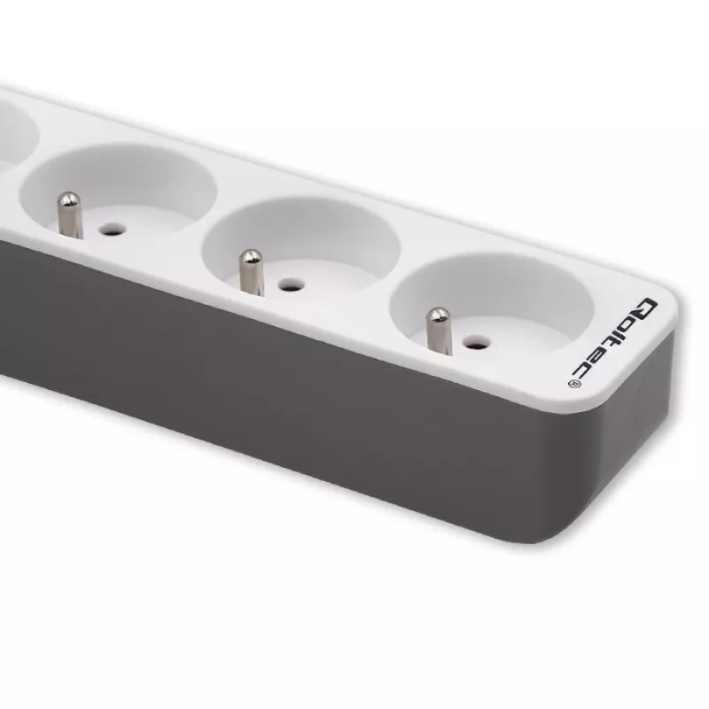 Power Extension Qoltec 50290 1.8m 5 AC Outlets Indoor White