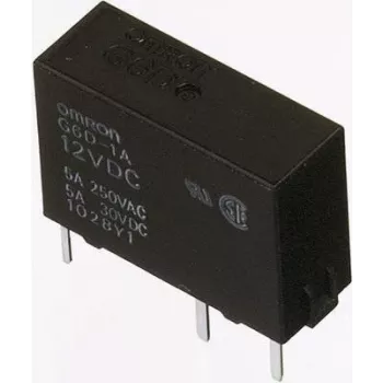 Omron PCB Relay 24 V/DC 5 A 1 Normally Open Contact G6D-1A-ASI 24DC 1 pc(s) (G6D-1A-ASI 24DC)