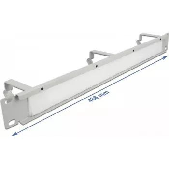 Cable management panel DeLOCK 19 inch Cable Management Brush Strip 66542