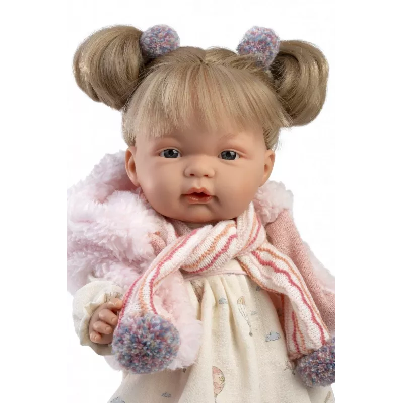 Doll Llorens Joelle 38 cm — crying doll with realistic features and soft body