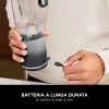 Portable blender Ninja BC251EUGY, 0.57 L bowl, 11.1 V battery, stainless steel blades, transparent/grey