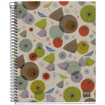 MIQUELRIUS College Notebook Eco Design 4 ruled DIN A5 inner margin (A296399)