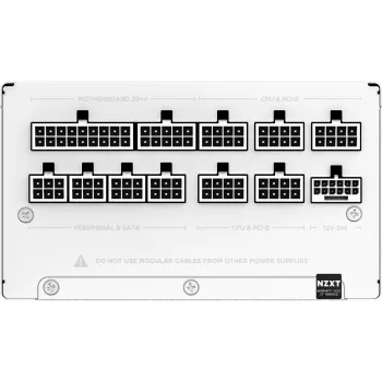Power Supply | NZXT | PA-2G2BW-EU | 1200 Watts | Efficiency 80 PLUS GOLD | MTBF 100000 hours | PA-2G2BW-EU