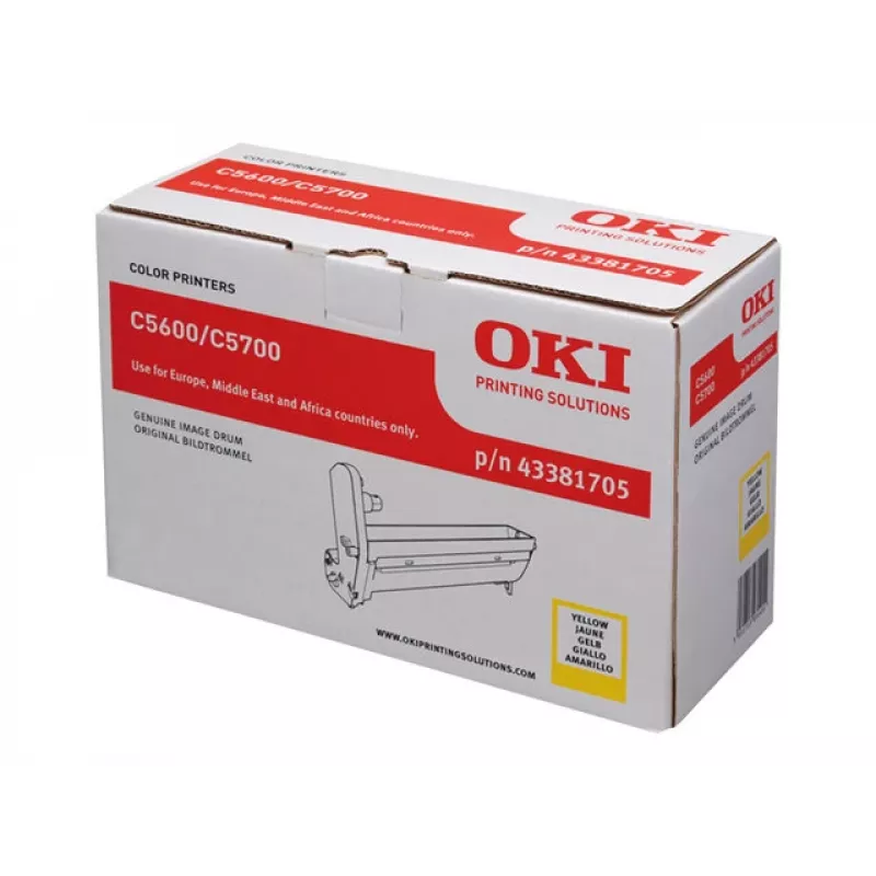 OKI image drum 20000pages yellow for C5600 C5700