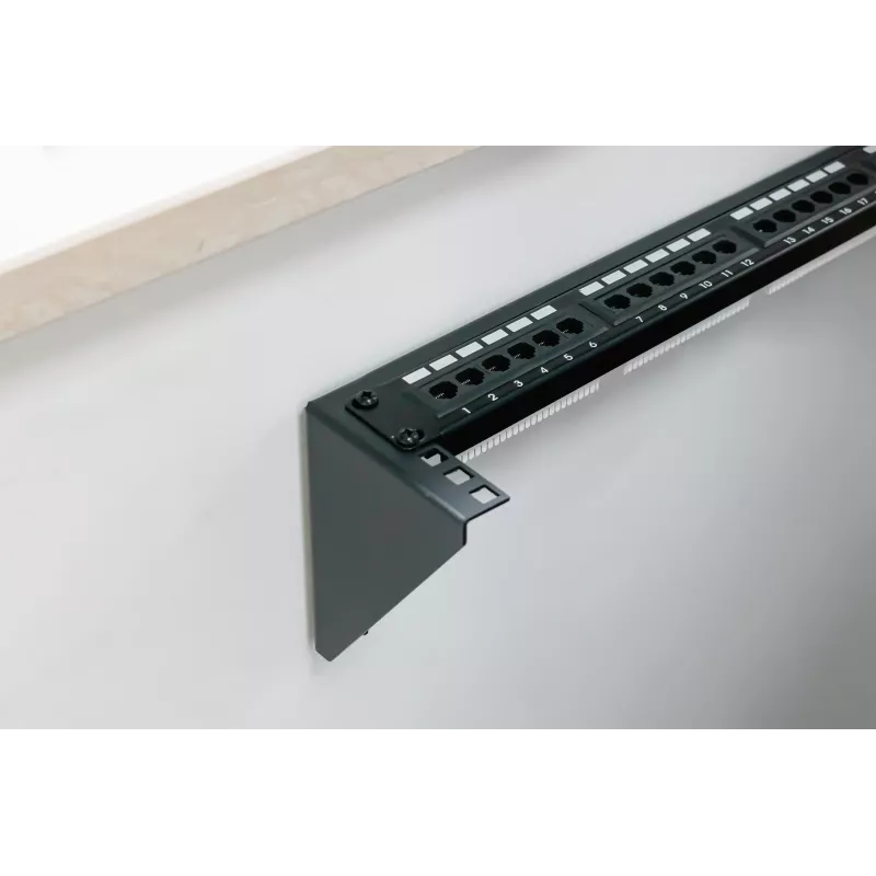 Digitus 19-Inch Equipment Wall Mounting Bracket 2U Black