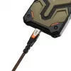 USB C to USB C cable C2G 9B4415114097 USB 3.2 Gen 2x2 0.75 m — Black/Orange