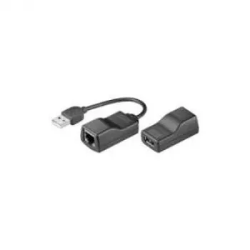 Wentronic Goobay CAT 5/5a/6 USB 1.1 Converter - transmits USB signals over network cable to 40 m (93321)