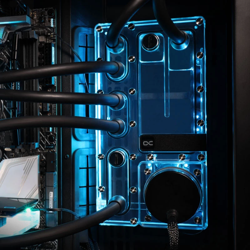 Reservoir Alphacool Core Distro Plate Transparent Acrylic 125x240x68.8mm
