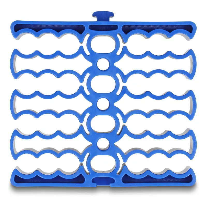 Cable holder DeLOCK 66325 blue 24 cable entries
