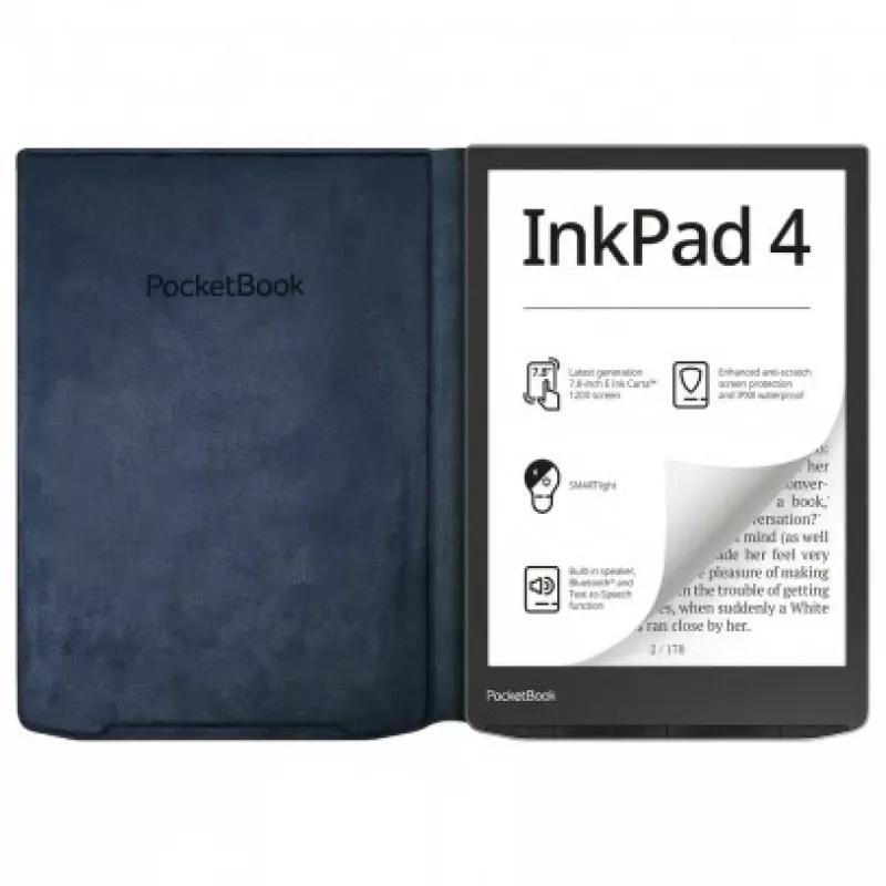 Cover PocketBook HN-QI-PU-743G-NB-WW 19.8 cm 7.8 inch Black