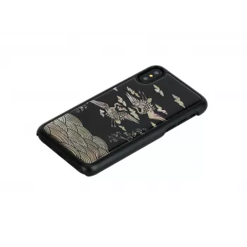 Smartphone case iKins for iPhone XS / XS Max — Crane Black protective shell