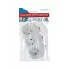 Power splitter ESPERANZA ELK307W — 3-socket switched indoor adapter, Type E plug, 220–240V, 16A, 3680W, white