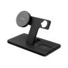 Fixed | MagPowerstation 3-in-1 wireless charging stand with MagSafe mount support | FIXMPOS-BK | Black