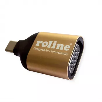 ROLINE 12.03.3233 USB-graphics adapter 1920 x 1080 Pixel Gold (12.03.3233)