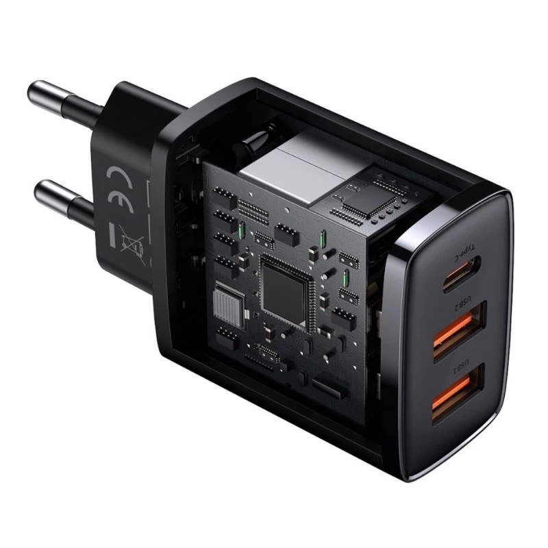 Baseus 30W USB Charger QC PD3.0 Type C PD Fast Charging Quick Phone Charger for iPhone 17 16 15 14 13 12 Pro Max Xiaomi Samsung