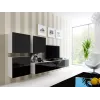 Cama Square cabinet VIGO 50/50/30 white/black gloss