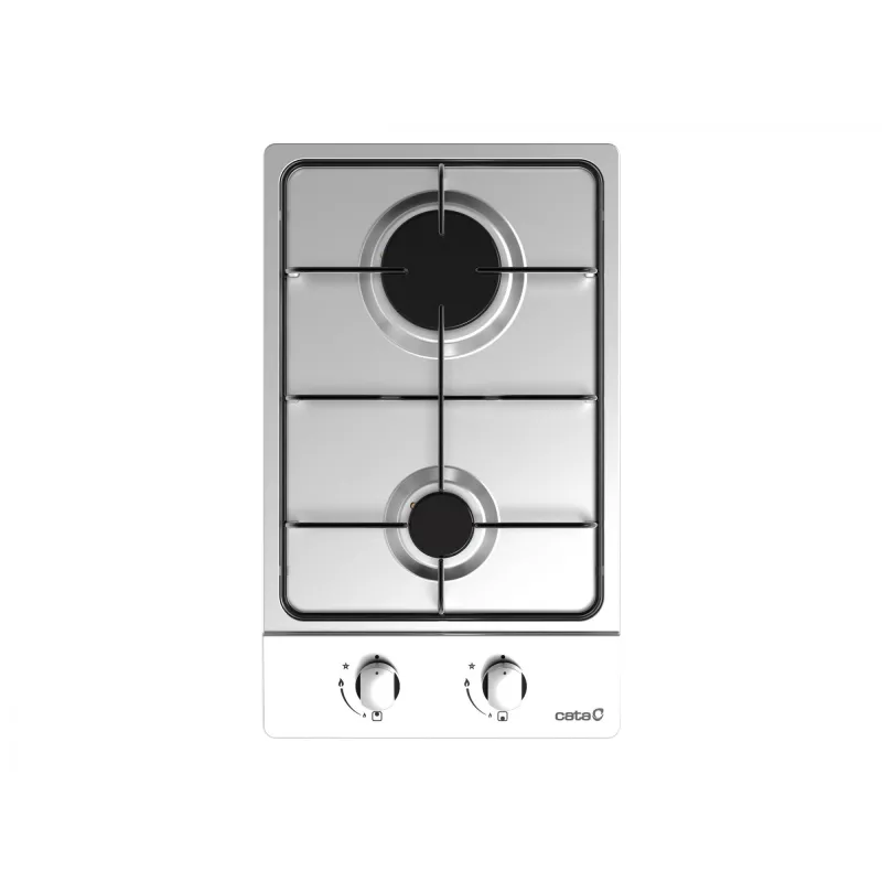 Gas Hob CATA GI 3002 X, 2 burners, rotary knobs