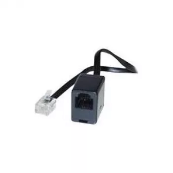 S/CONN 6m RJ11 Black Transparent Cable TC 70226 ShiverPeaks