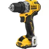 Cordless screwdriver DeWALT DCD701D2-QW, 12V, 1500 RPM, 57.5 N·m, 2x2 Ah batteries