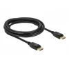 Delock - DisplayPort-Cable - DisplayPort (M) to DisplayPort (M) - 3 m - latched - Black