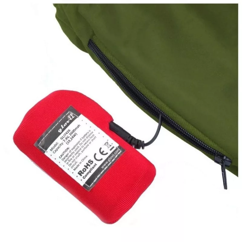 Heated Pants Glovii GP1CXL Universal XL Green — battery-powered heated trousers, size XL