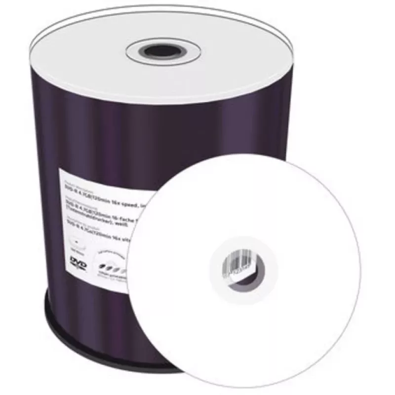 DVD-R MediaRange MR413 4.7 GB 16x Inkjet Printable 100 pcs