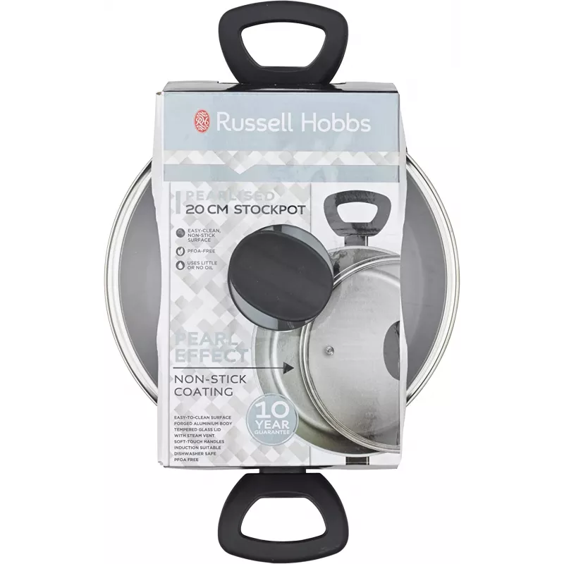 Stockpot Russell Hobbs RH01712EU 20 cm Pearlised – stainless steel cooking pot