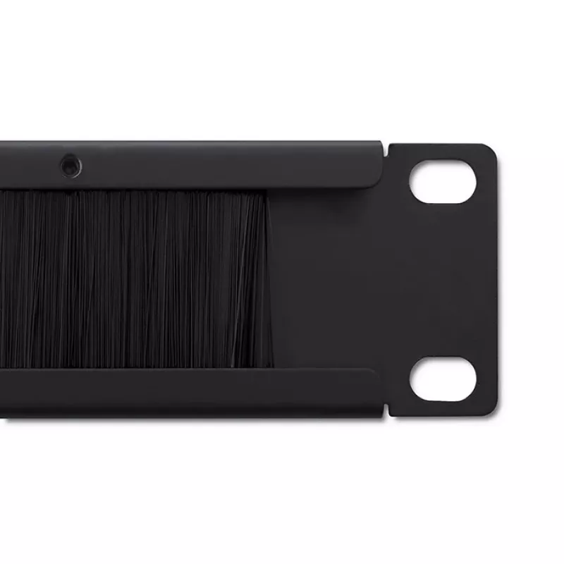 Qoltec 54513 19" Rack Brush Strip, 1U