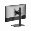Monitor desk stand GEMBIRD MS-D1ST-03 full motion for 17–32 inch screens, steel, black, VESA 75x75–100x100, 9 kg