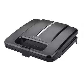 Sandwich maker ESPERANZA PARMIGIANO 1000 W — 4 sandwiches, black, non-stick plates