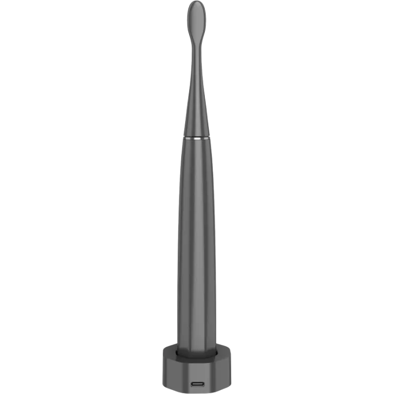 Wireless Tooth Brush, Grey, 3 Brush Heads, 1400mAh, Function: Soft, Clean, Massage, White, Sweep