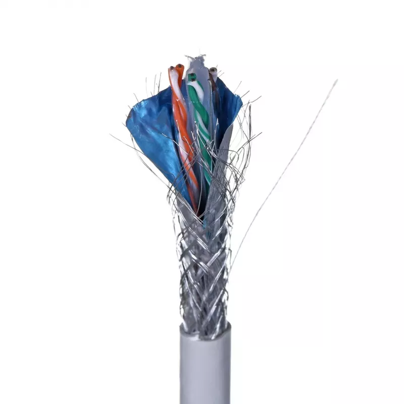 LANBERG networking cable Cat6 SFTP LCS6-11CU-0305-S, 305 m, 23 AWG, grey, PVC jacket
