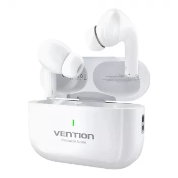 Headset Vention Echo Lite E11 True Wireless Stereo (TWS), Bluetooth, Open-ear, 10 m range, USB-C, White