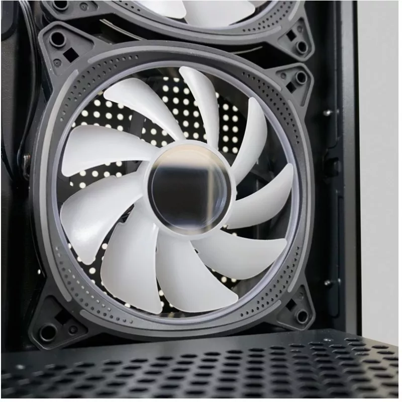 LC-Power Enclosure MidiTower 715B black USB3.2/Audio o.Power Supply SEAMLESS_X (LC-715B-ON)