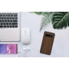 Smartphone case man and wood for Samsung Galaxy S10, black Koala design, protective cover
