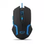 Esperanza MX205 FIGHTER - Mouse - USB - Blue - Hiiri - Optinen - 6 Painiketta - Black
