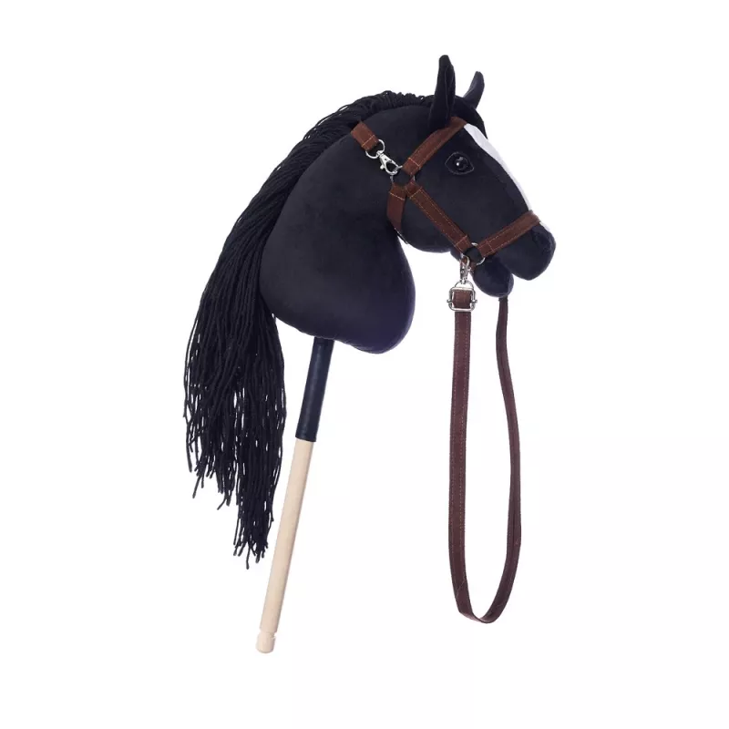 Horse on a stick HOPPIHORSE Hobby Horse A3 black