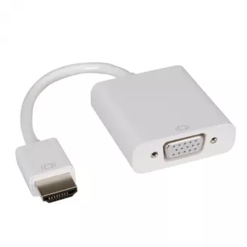 HDMI-VGA adapter cable, HDMI ST - VGA BU 0.15 m, 0.15 m, VGA D-Sub , HDMI type A standard