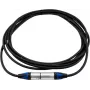 PSSO XLR cable 3-pin, 5 m, black, Neutrik-compatible connectors