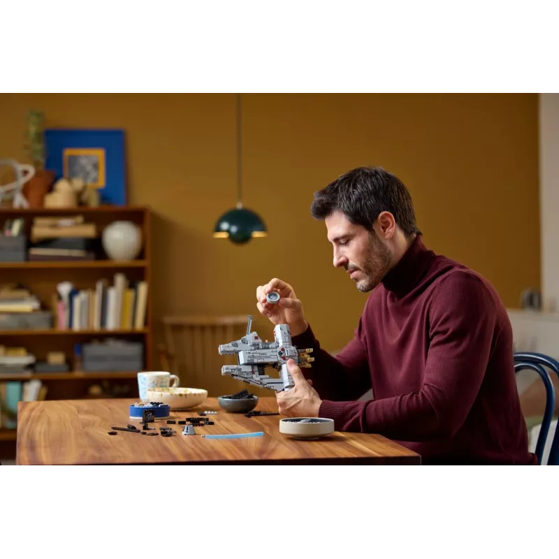 LEGO Star Wars Millennium Falcon 75375 model kit — 1351 pieces, 18+, 190×240×130 mm