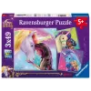 Jigsaw Puzzle Ravensburger Unicorn Academy — 3 x 49 pieces, set for children