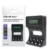 Battery charger QOLTEC 50654 for Ni‑MH R03 (AAA) and R6 (AA) batteries, 1800 mA
