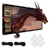 Projection screen MACLEAN MC-167 150 inch (330x187 cm) polyester, 4:3, freestanding/hanging