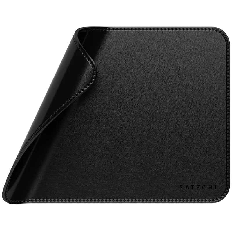 Satechi Premium Mouse Pad - Vegan Leather Mouse Pad (Black)