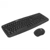 Wireless keyboard and mouse kit Tellur Basic Black — 2.4 GHz, USB receiver, compact layout