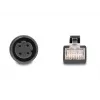 DeLOCK M12 Adapter Cable D-coded 4 pin female to RJ45 male 50 cm