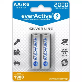 BATTERIES R6/AA 2000 mA H, BLISTER 2 PCS.